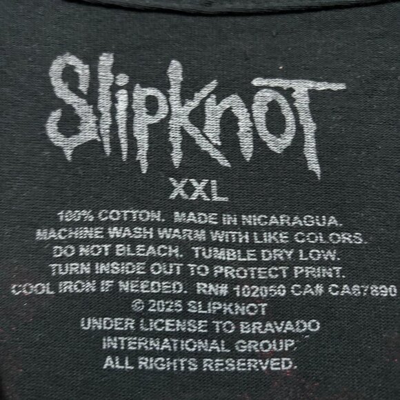 Slipknot Spit It Out Lyric Heavy Metal Band Long Sleeve XXL - Picture 4 of 4